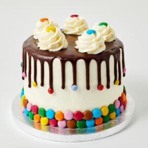 Smartie Surprise Cake